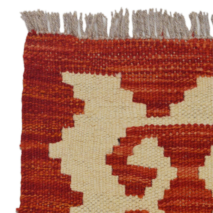 Handmade Vegetable Kilim Runner 2' 10" x 12' 11" - No. AL60477