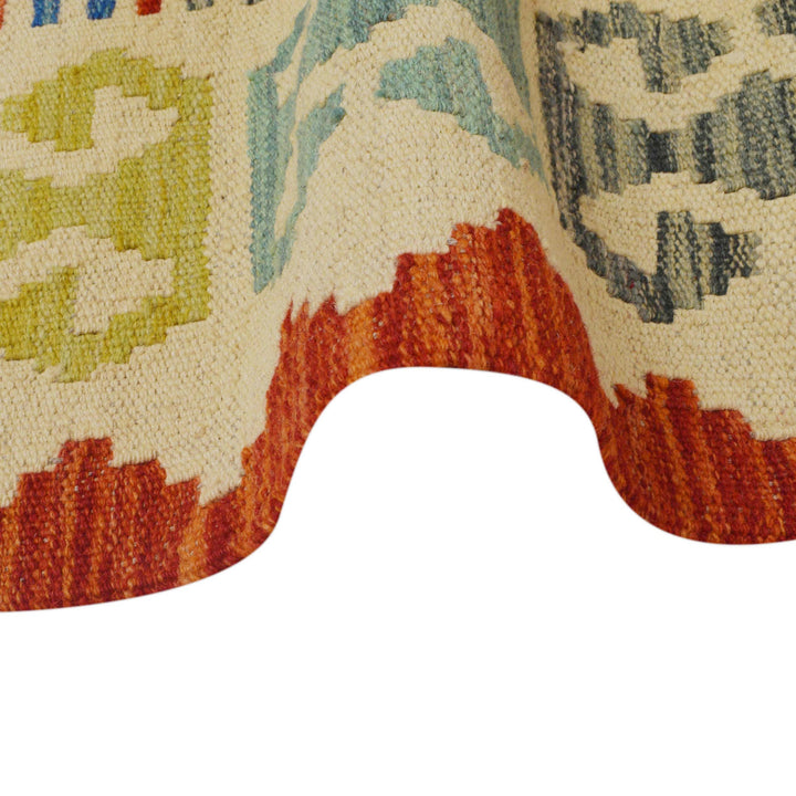 Handmade Vegetable Kilim Runner 2' 10" x 12' 11" - No. AL60477