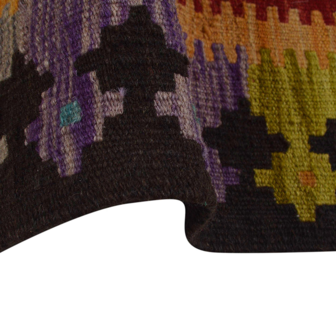 Handmade Vegetable Kilim 4' 2" x 6' 2" - No. AL81893