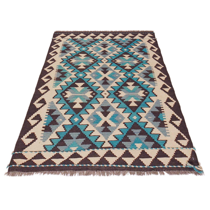 Afghan Kilim Rug 2' 10" x 4' 4" Flat-Weave | No. AL22031