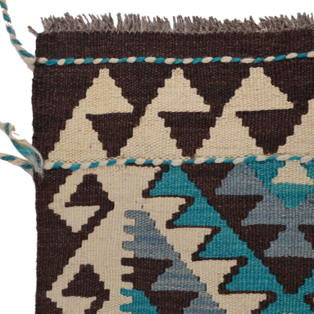 Afghan Kilim Rug 2' 10" x 4' 4" Flat-Weave | No. AL22031
