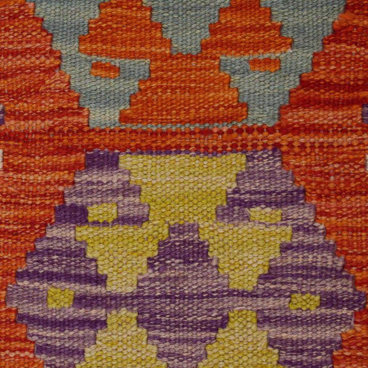 Handmade Vegetable Kelim Runner 2' 10" x 12' 9" - No. AL31210
