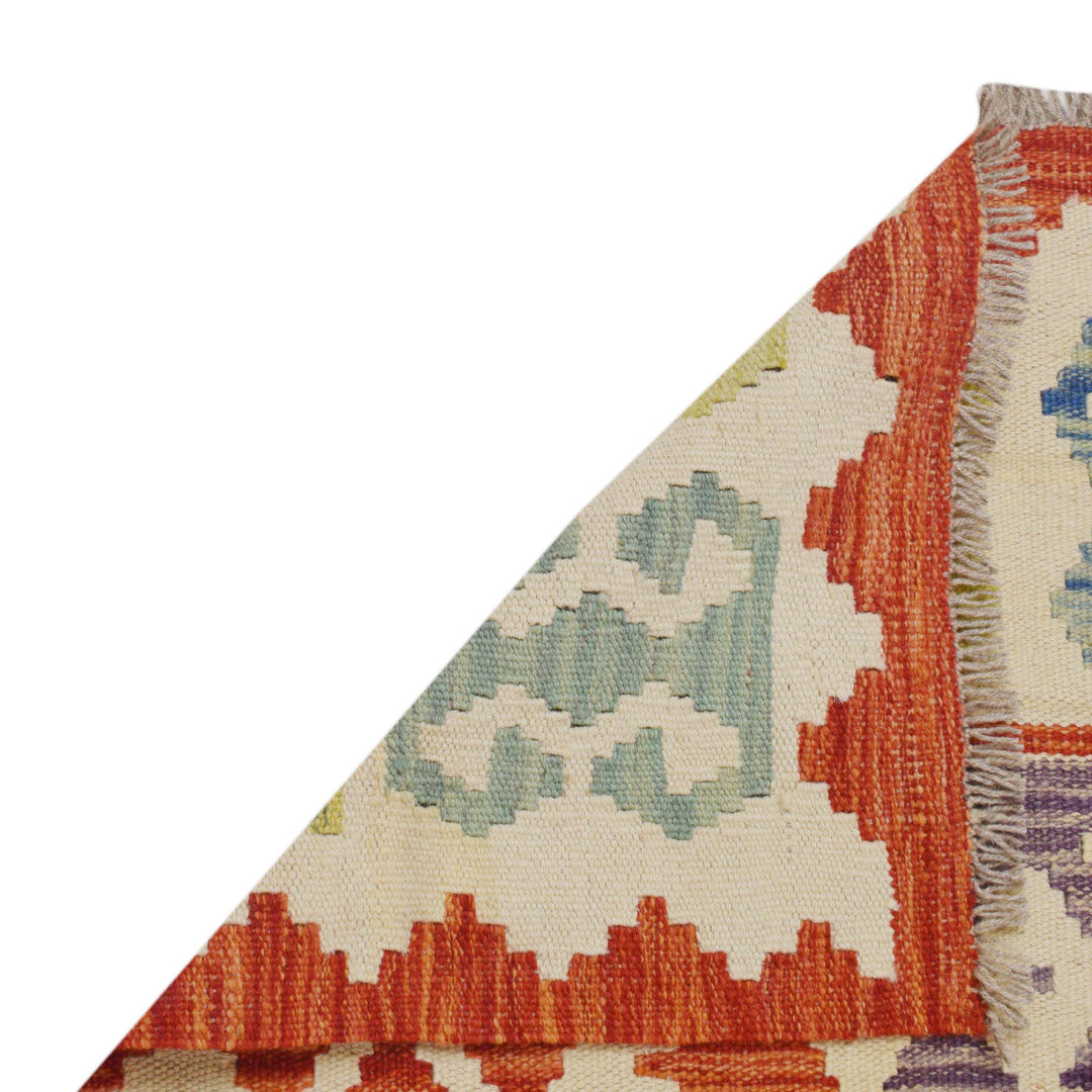 Handmade Vegetable Kelim Runner 2' 10" x 12' 9" - No. AL31210