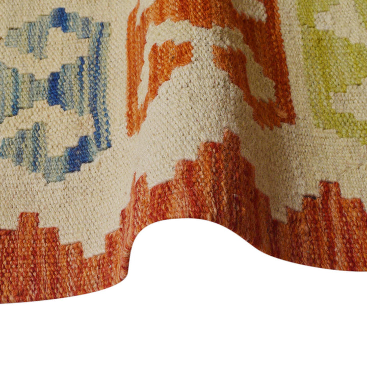 Handmade Vegetable Kelim Runner 2' 10" x 12' 9" - No. AL31210