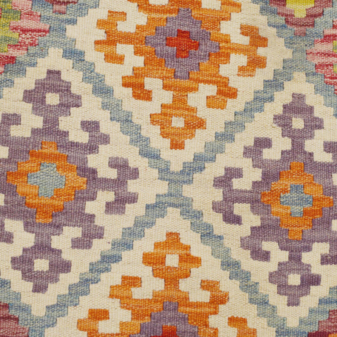 Handmade Vegetable Kilim Runner 2' 10" x 9' 8" - No. AL13695