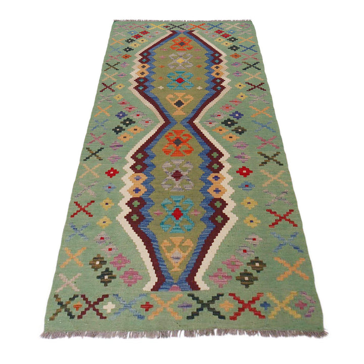 Handmade Vegetable Kilim Runner 2' 9" x 6' 6" - No. AL54728