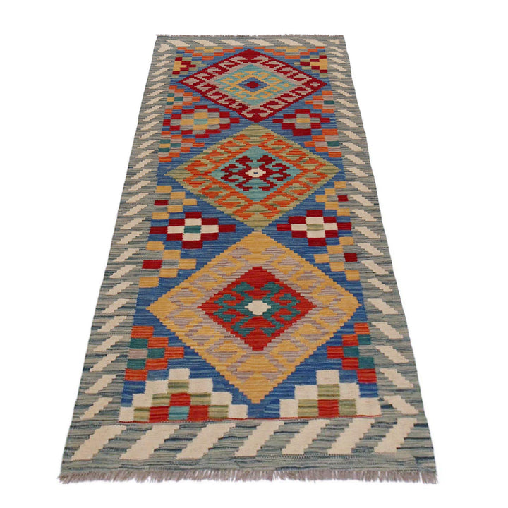 Handmade Vegetable Kelim Runner 2' 7" x 6' 5" - No. AL93891