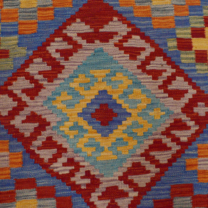 Handmade Vegetable Kelim Runner 2' 7" x 6' 5" - No. AL93891