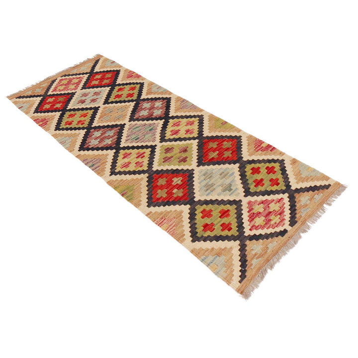 Afghan Kilim Rug 1' 8" x 5' 0" Flat-Weave view
