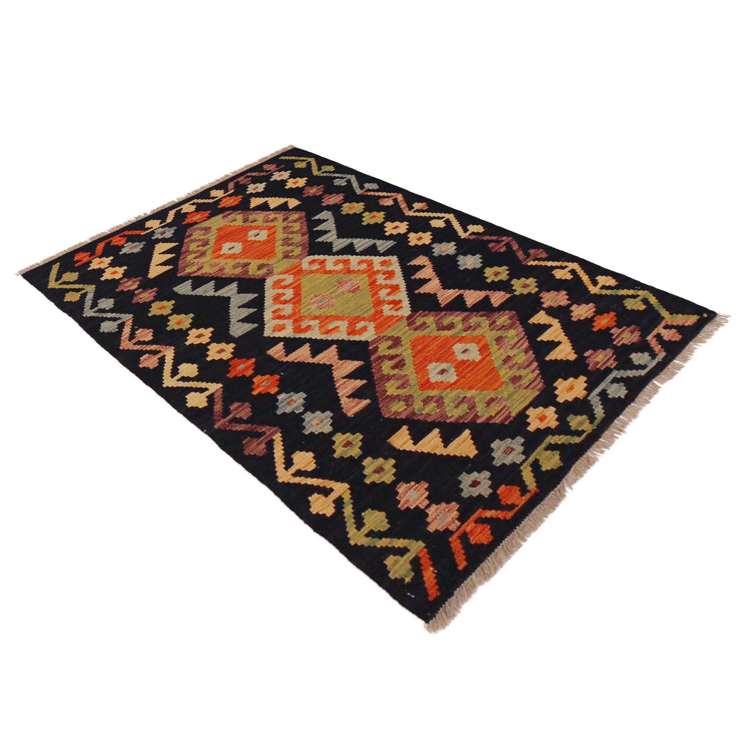 Handmade Vegetable Kilim 2' 7" x 4' 2" - No. AL67664