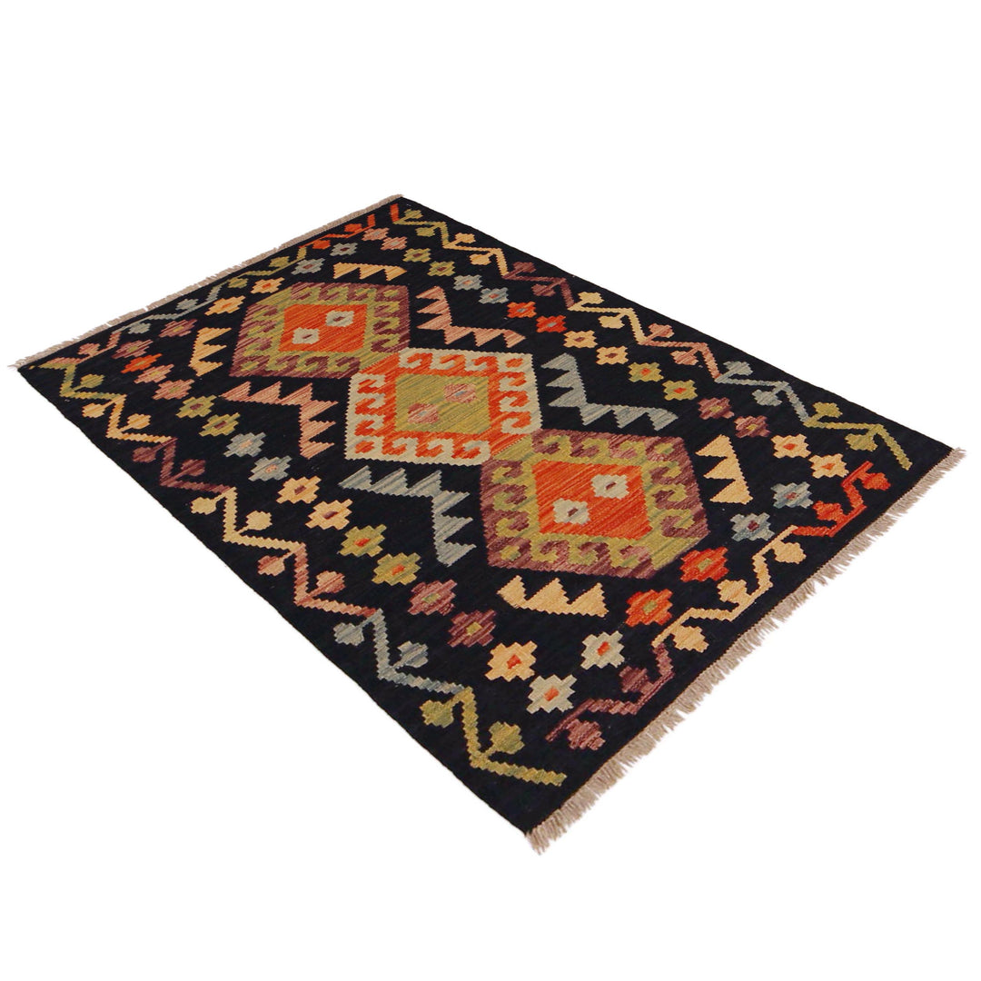 Handmade Vegetable Kilim 2' 7" x 4' 2" - No. AL67664
