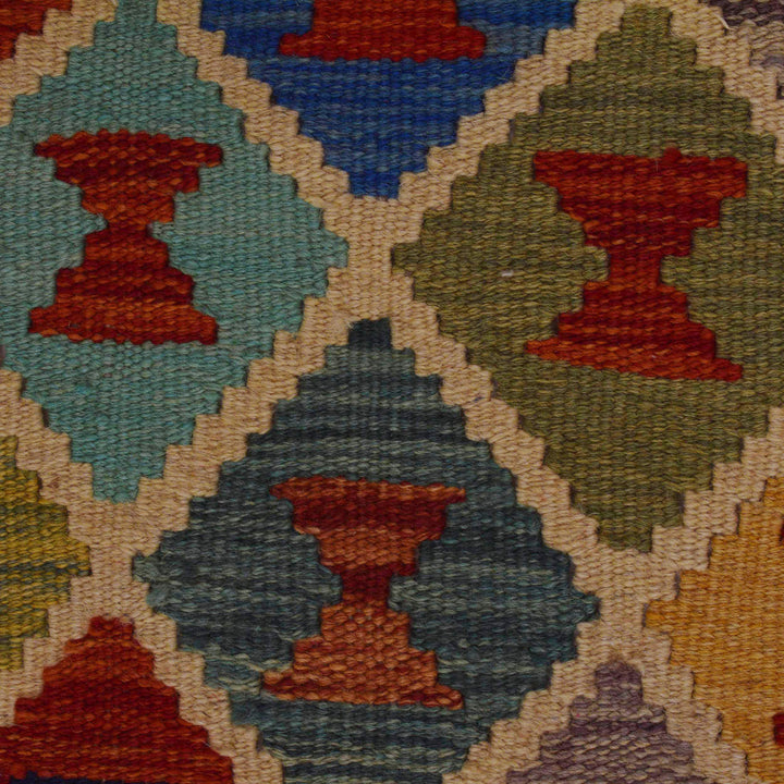 Handmade Vegetable Kelim 2' 9" x 3' 11" - No. AL63618