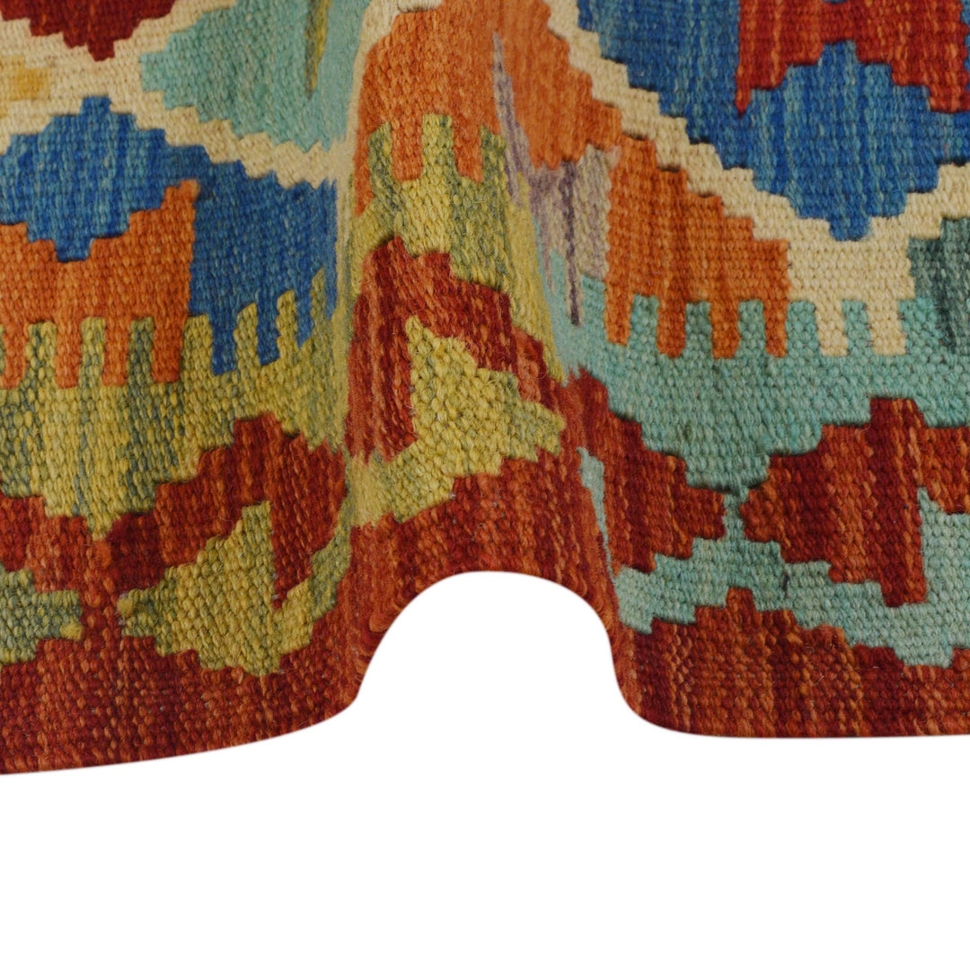 Handmade Vegetable Kelim 2' 9" x 3' 11" - No. AL63618