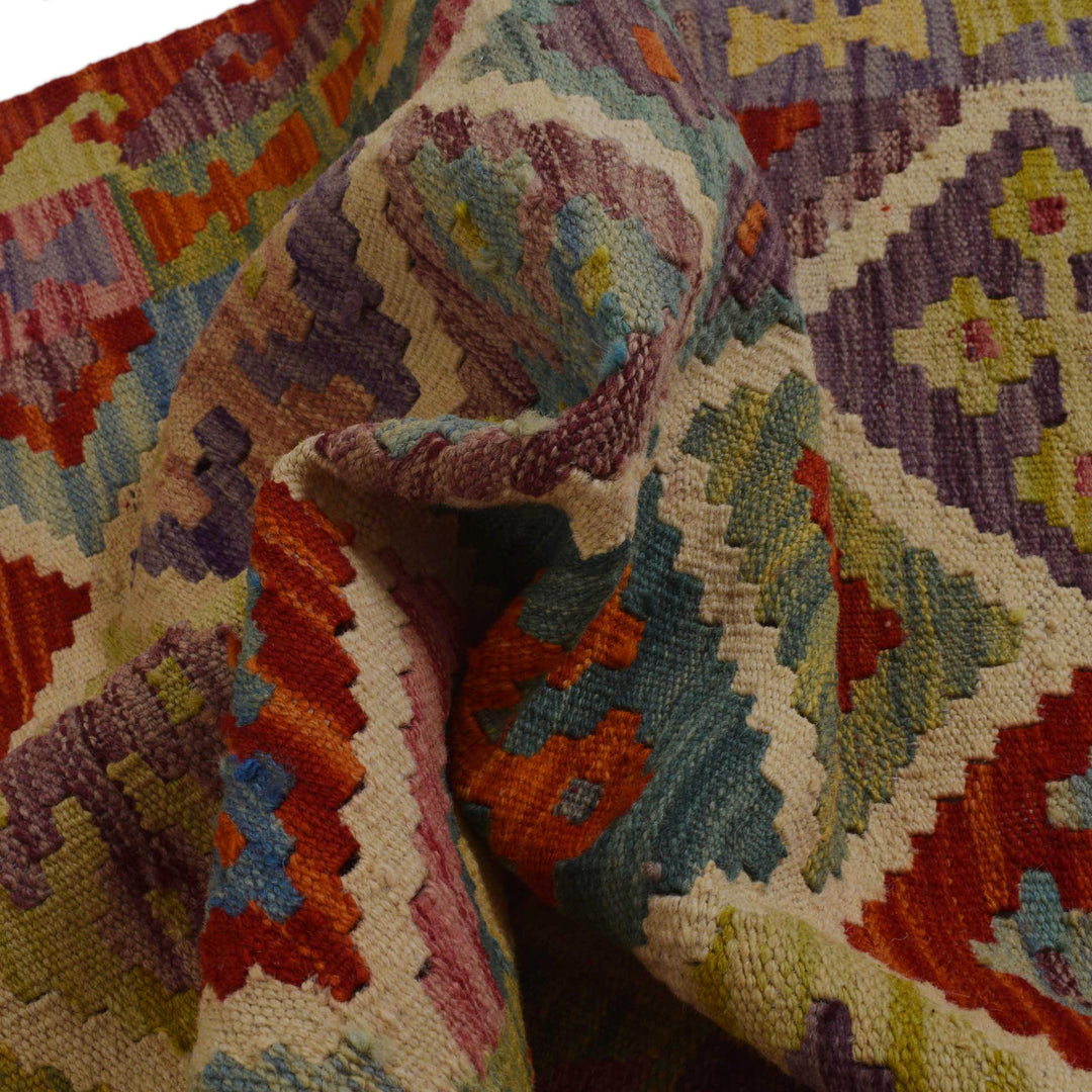 Small Size Chobi Kilim 2' 7" x 3' 9" - No. AL26356