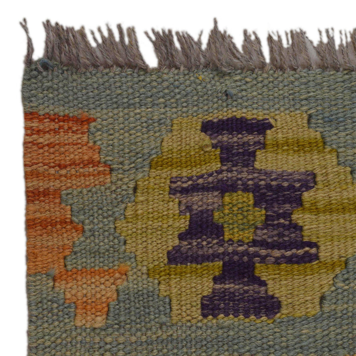 Afghan Kilim Rug 2' 8" x 4' 3" Flat-Weave | No. AL81730