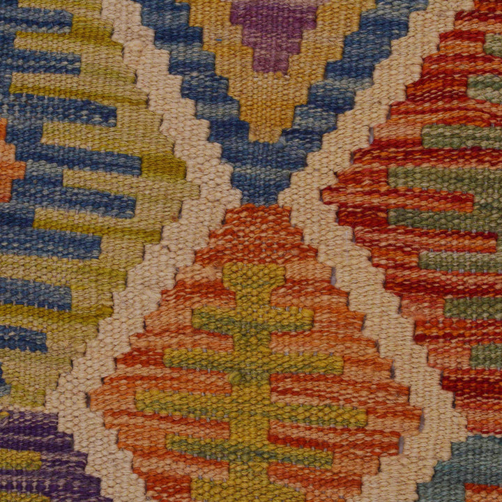 Afghan Kilim Rug 2' 8" x 4' 3" Flat-Weave | No. AL81730