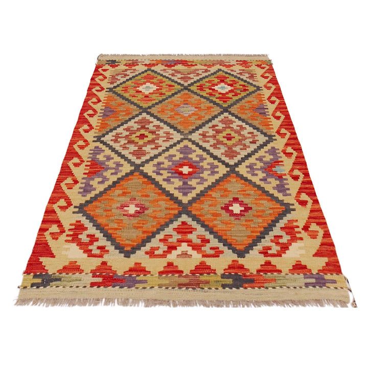 Handmade Vegetable Kilim 2' 9" x 4' 2" - No. AL16689