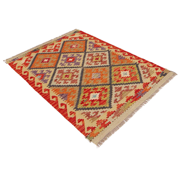 Handmade Vegetable Kilim 2' 9" x 4' 2" - No. AL16689