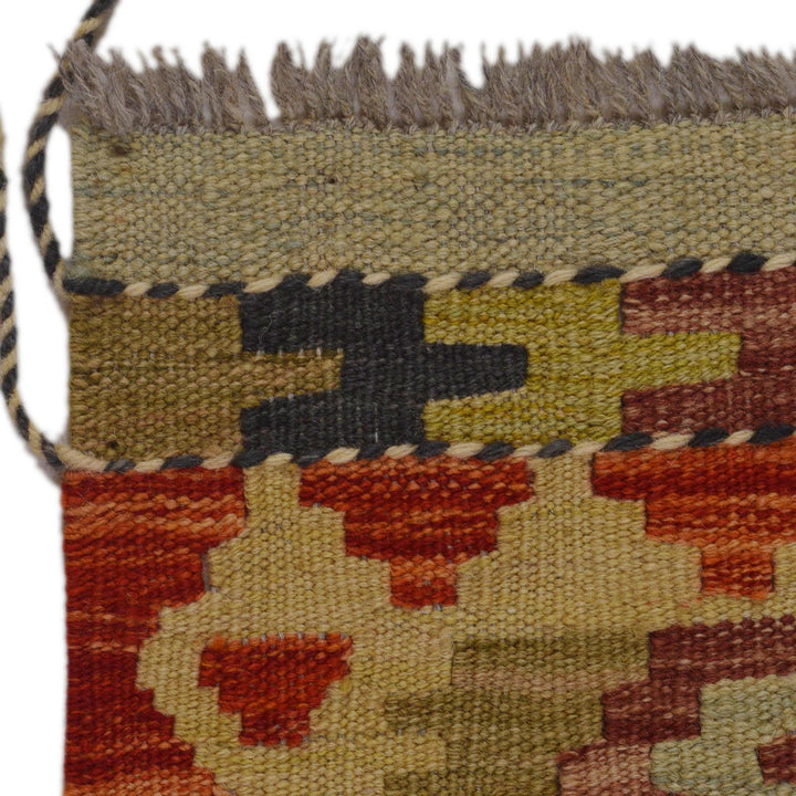 Handmade Vegetable Kilim 2' 9" x 4' 2" - No. AL16689