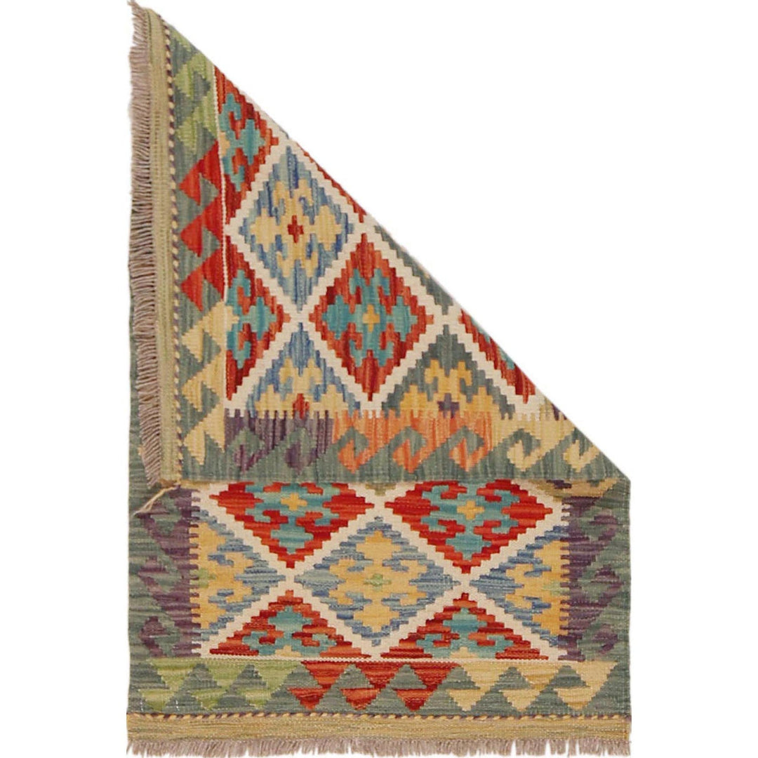 Small Size Chobi Kilim 2' 1" x 3' 1" - No. AL47791