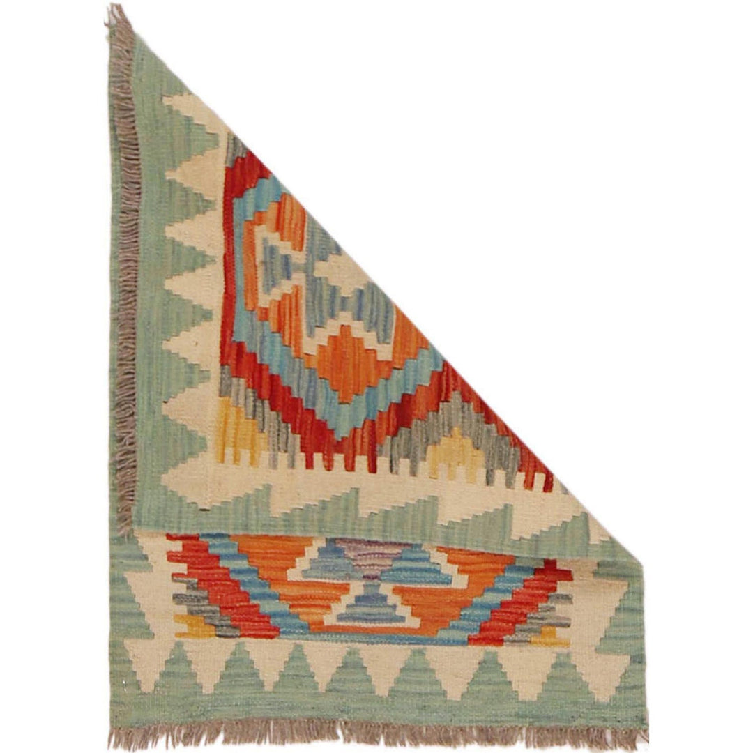 Handmade Vegetable Kilim 2' 0" x 2' 7" - No. AL19105
