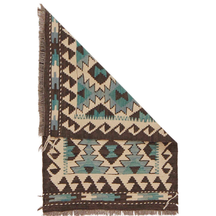 Hand Woven Wool Kelim 2' 0" x 3' 0" - No. AL95849