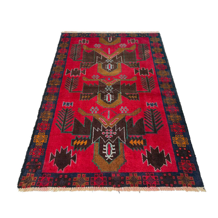 Tribal Baloch Rug 2' 11" x 4' 9" - No. AL68553