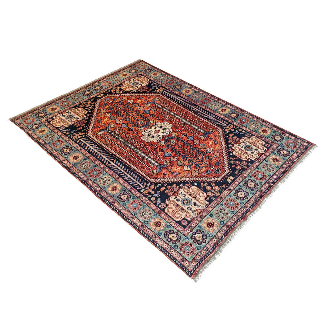 Handmade Sherazi Area Rug 5' 7" x 7' 7" - No. AL81367