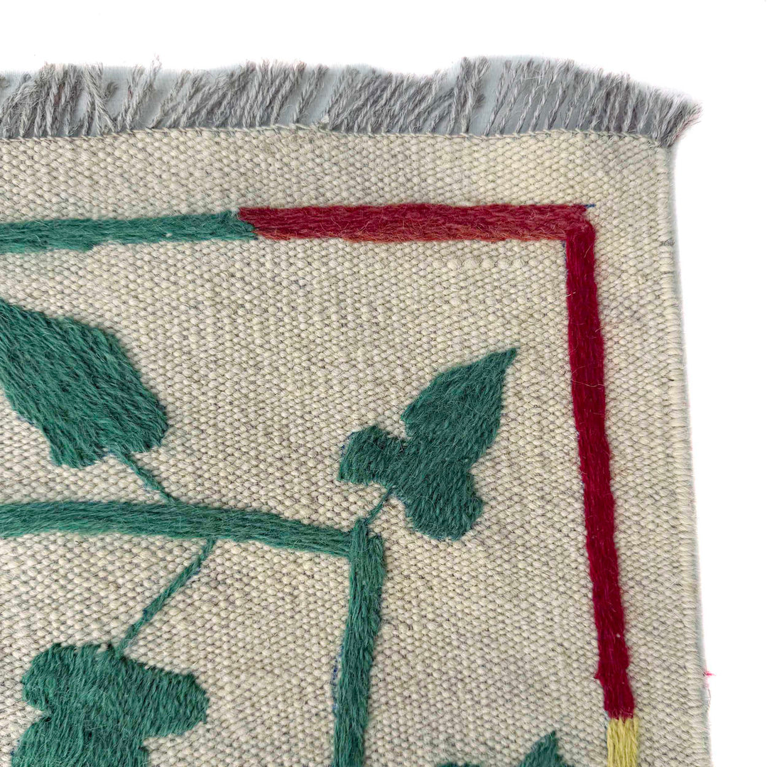 Hand Made Embroidery Kilim 5' 7" x 7' 10" - No. AL12221