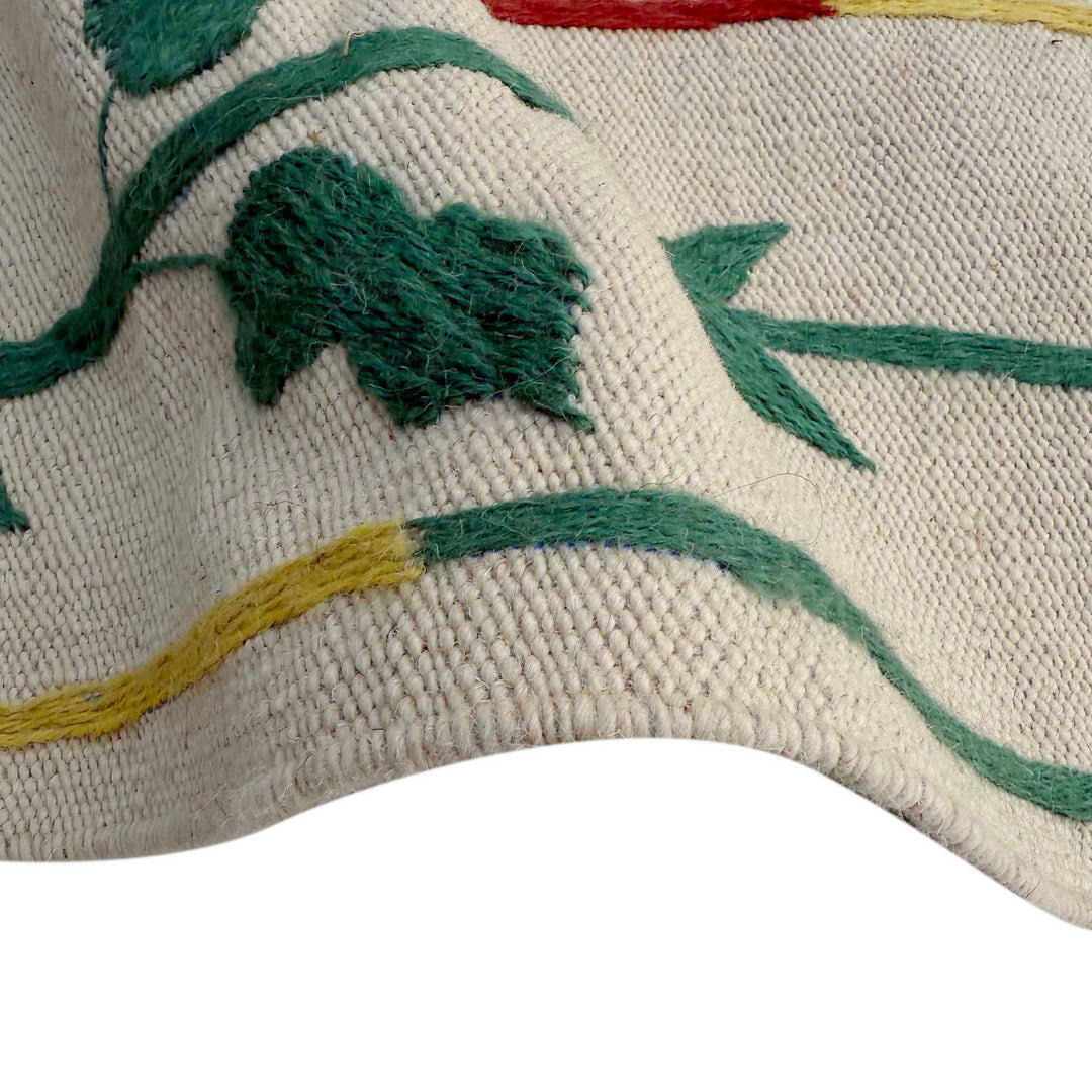 Hand Made Embroidery Kilim 5' 7" x 7' 10" - No. AL12221