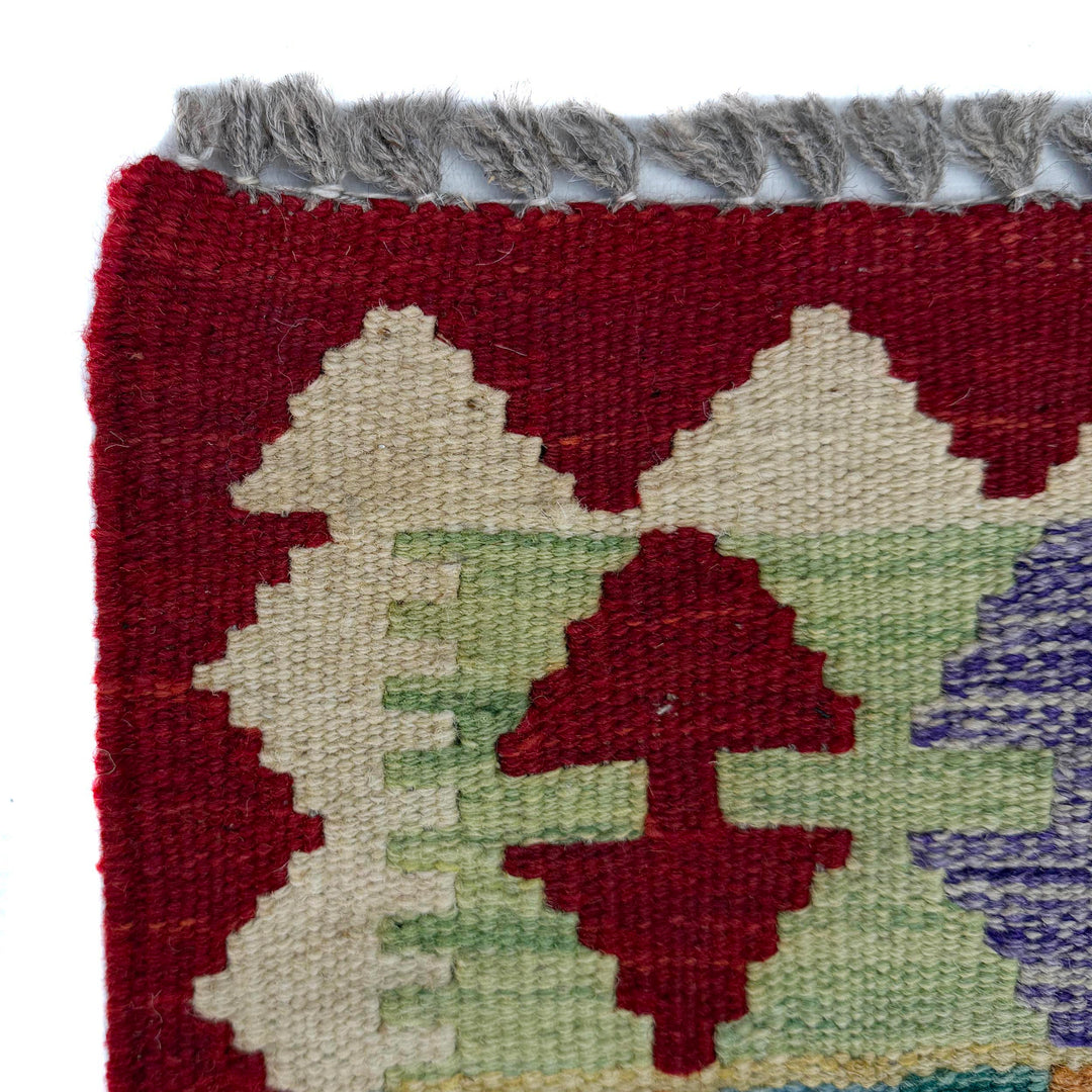 Handmade Vegetable Kilim Runner 2' 6" x 6' 6" - No. AL99026