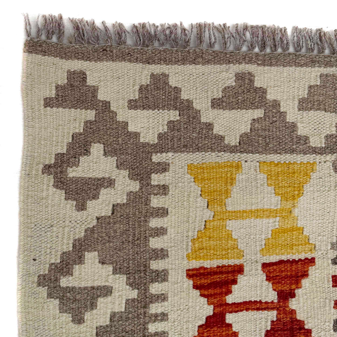 Handmade Turkish Design Wool Kilim 6' 8" x 10' 1" - No. AL95711