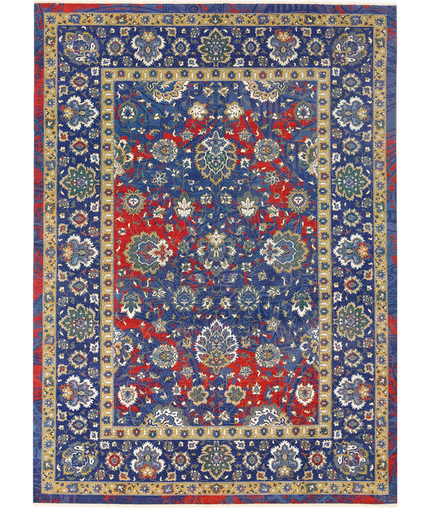 Gulshan Wool & Bamboo Silk Rug 8' 11" x 12' 2" - No. AT20367