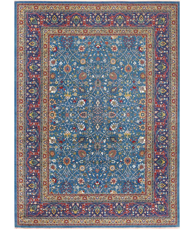 Gulshan Wool & Bamboo Silk Rug 8' 10" x 12' 1" - No. AT36219