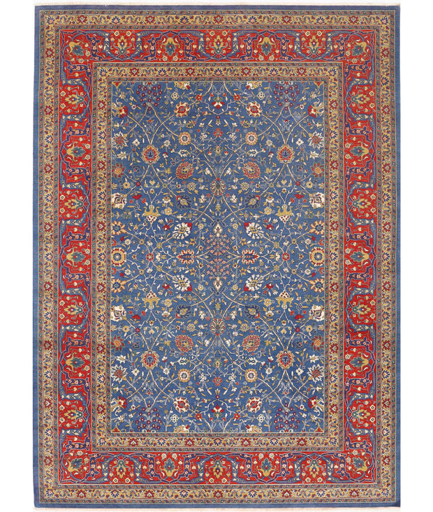 Gulshan Wool & Bamboo Silk Rug 8' 10" x 12' 2" - No. AT68447