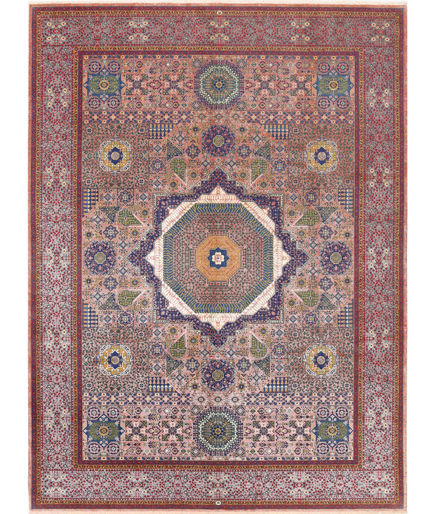 Gulshan Wool & Bamboo Silk Rug 8' 10" x 11' 11" - No. AT94899