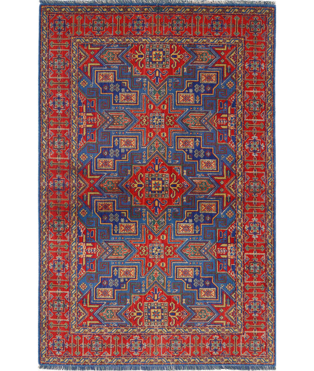 Gulshan Wool & Bamboo Silk Rug 3' 10" x 6' 0" - No. AT71342
