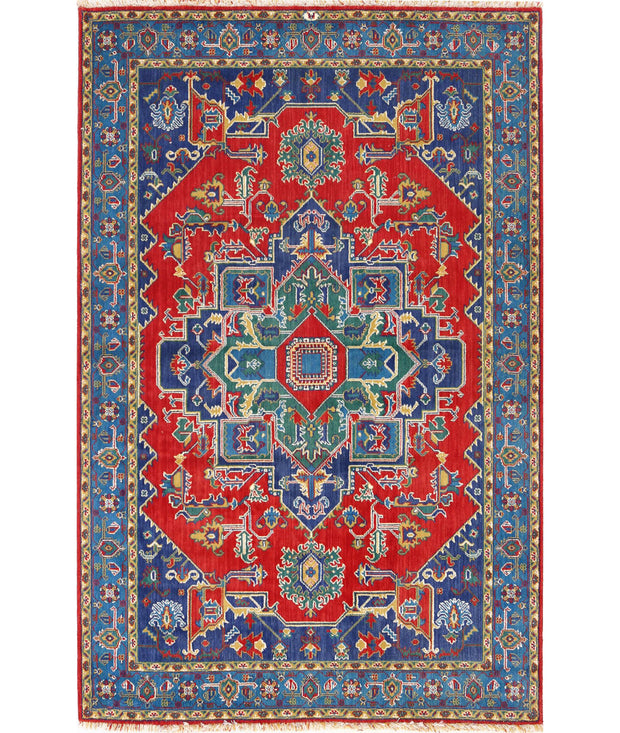 Gulshan Wool & Bamboo Silk Rug 3' 10" x 6' 0" - No. AT51776