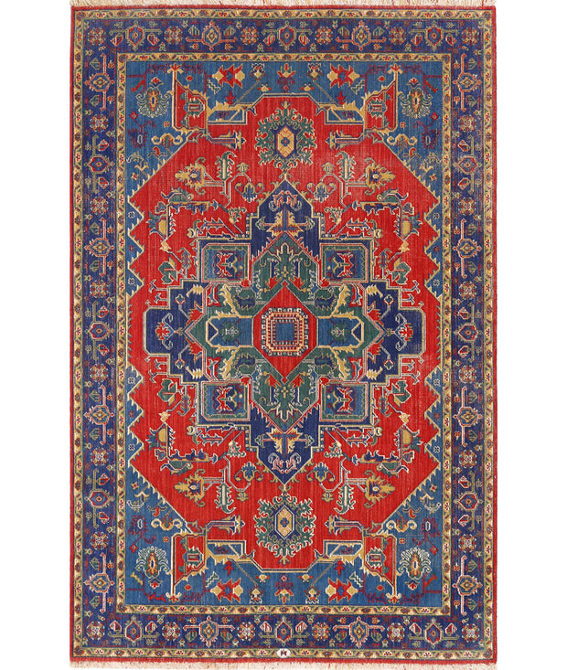 Gulshan Wool & Bamboo Silk Rug 3' 1" x 6' 1" - No. AT53281