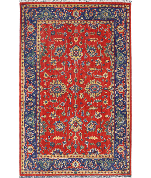 Gulshan Wool & Bamboo Silk Rug 3' 10" x 6' 0" - No. AT44269