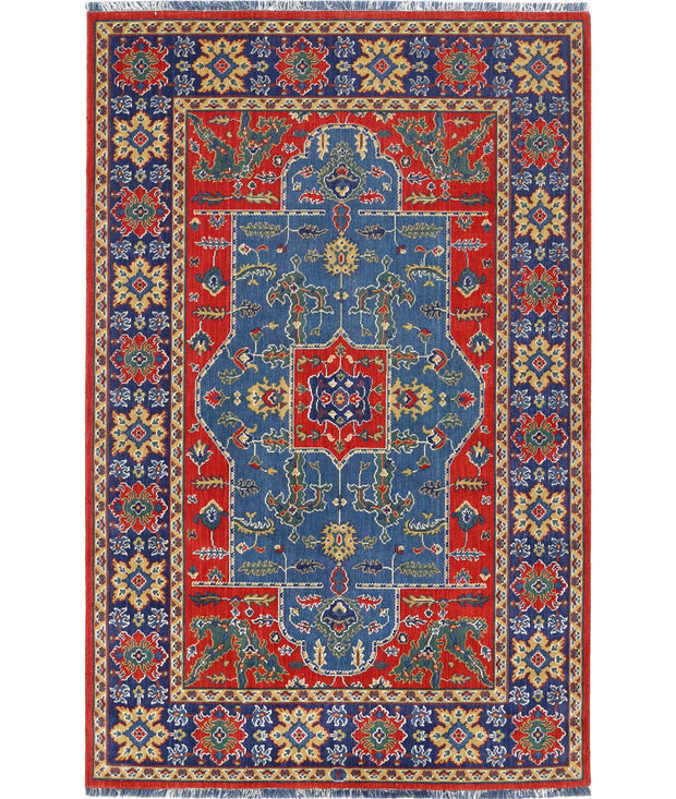 Gulshan Wool & Bamboo Silk Rug 3' 10" x 6' 0" - No. AT73010