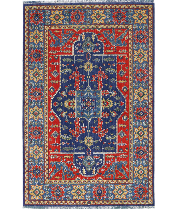 Gulshan Wool & Bamboo Silk Rug 3' 10" x 6' 1" - No. AT24091