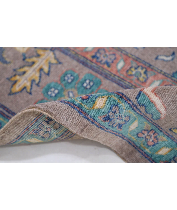 Brown Pakistani Oriental Rug 7' 11" x 10' 0" Hand-Knotted pattern