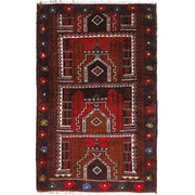 Hand Knotted Prayer Rug 2' 7" x 4' 2" - No. AL57029