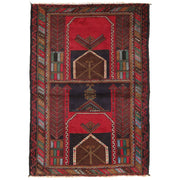 Hand Knotted Prayer Rug 2' 9" x 4' 3" - No. AL45981
