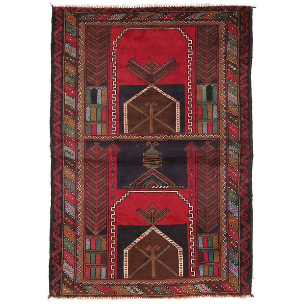 Hand Knotted Prayer Rug 2' 9" x 4' 3" - No. AL45981