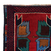 Red Baluchi Rug 2' 11" x 4' 5" - No. AL67476