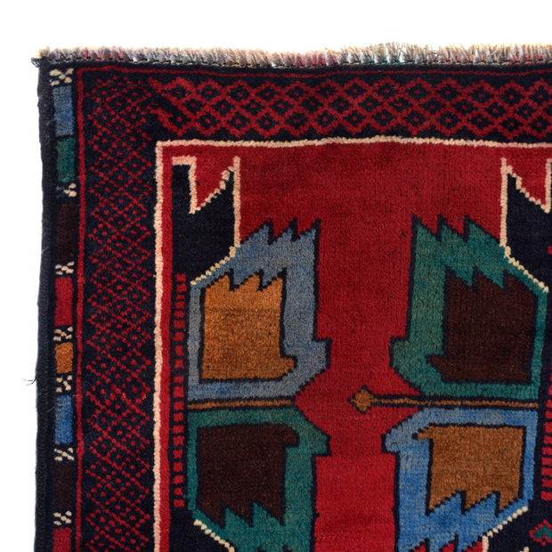 Red Baluchi Rug 2' 11" x 4' 5" - No. AL67476