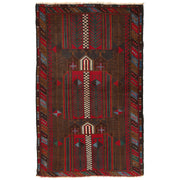 Hand Knotted Prayer Rug 2' 7" x 4' 4" - No. AL33388