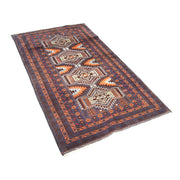 Hand Knotted Baluchi Rug 3' 7" x 5' 11" - No. AL95164